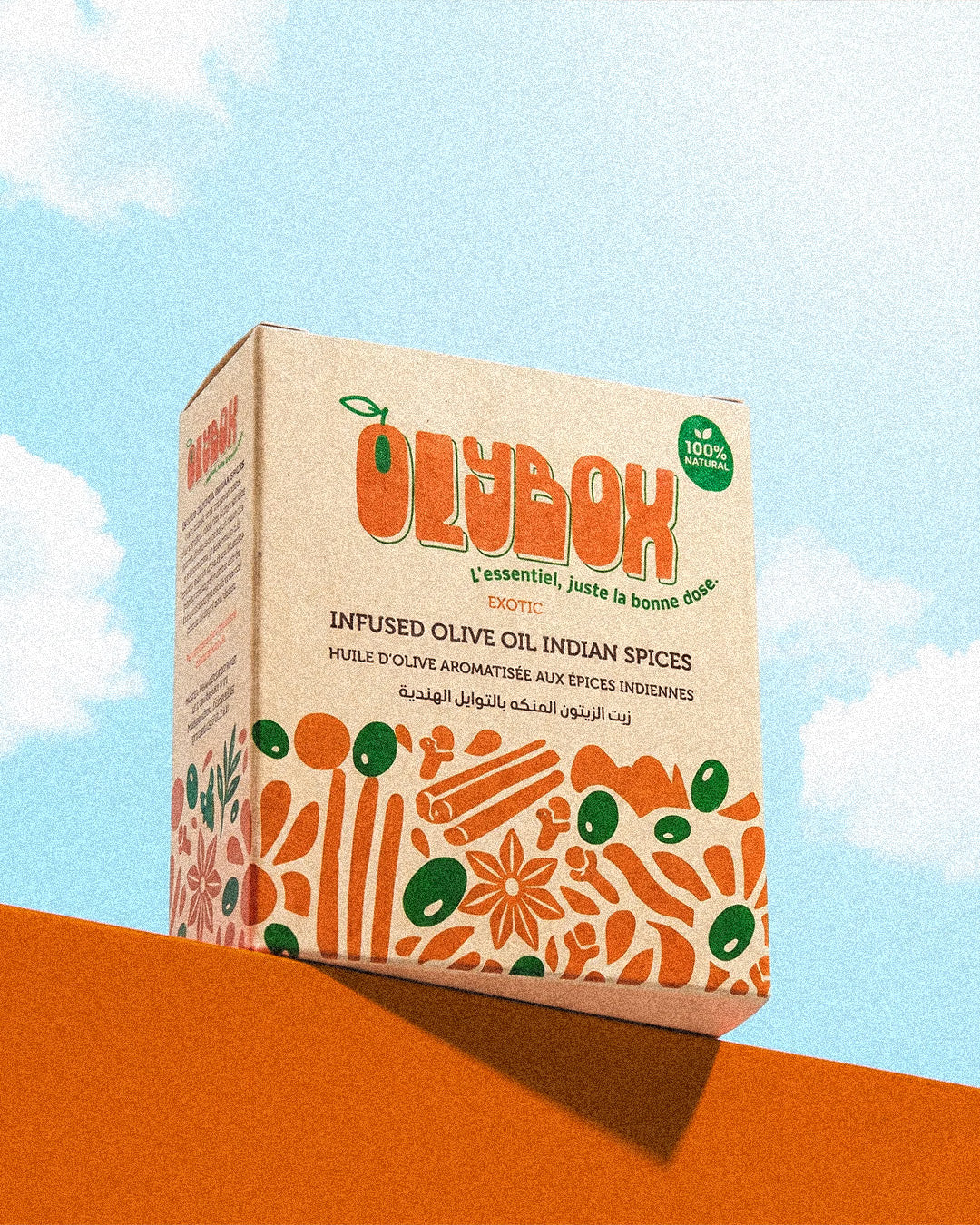 Huile d’olive aux épices indiennes OLYBOX – Box 6 dosettes
